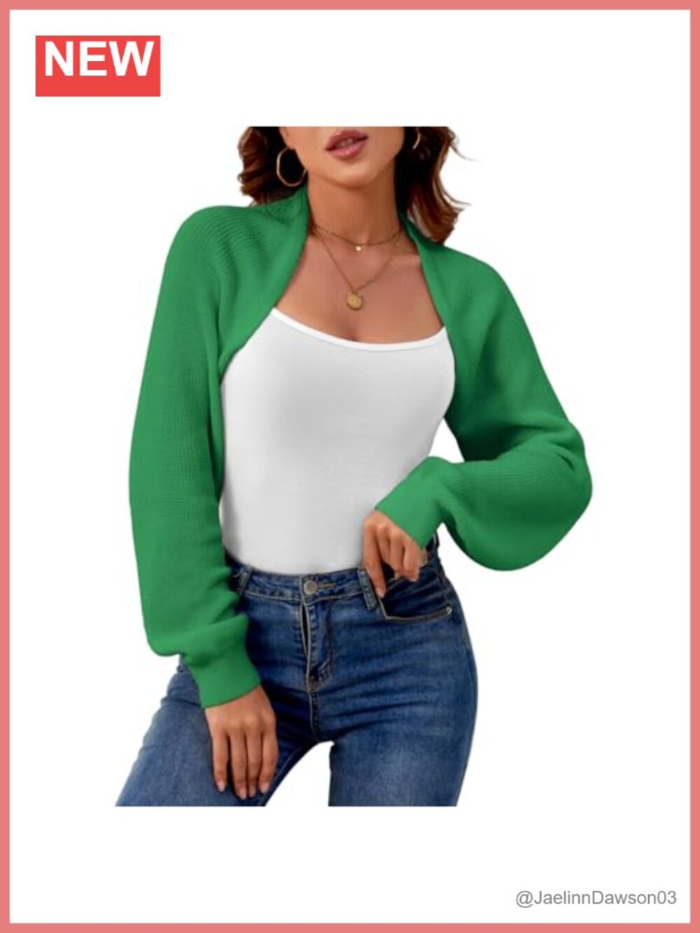 Ribbed Knit Open Front Crop Shrug Cardigan Long Sleeve Bolero